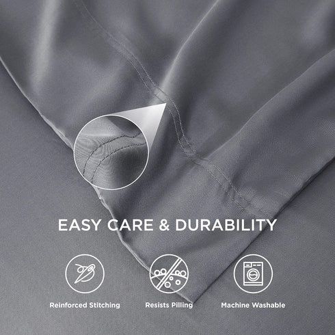 Bedsure Cooling Pillow Cases Queen Size Set of 2, Rayon Derived from Bamboo Cooling Pillowcases for Hot Sleepers, Cool Pillow Covers with Envelope...