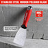 Goldblatt 3" Putty Knife, Stainless Steel Scraping Paint, Putty Knife Scraper with Hammer End, Soft Grip, Perfect for Drywall Repairing and Finish...