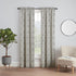 PAIRS TO GO Brockwell Decorative Window Treatment Rod Pocket Curtains for Living Room, Double Panel, 28" x 63", Charcoal...