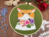 hi stone 4 Embroidery Sets for Beginners, DIY Adult Beginner Cross Stitch Kits, 4 Cross Stitch Kits, 2 Embroidery Hoops,Scissors,Needles,Needlepoi...