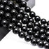 Gemstone Round Loose Beads Approxi 15.5 inch 1 Strand per Bag for Jewelry Making Findings Accessories (8mm, Black Onyx Agate)...