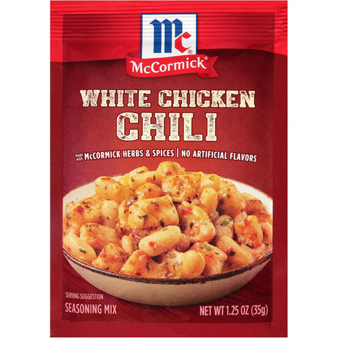 McCormick White Chicken Chili Seasoning Mix, 1.25 oz (Pack of 12)...