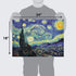 Palace Learning The Starry Night 1889 by Vincent Van Gogh - Fine Art Poster - Wall Art Print (LAMINATED, 18" x 24")...