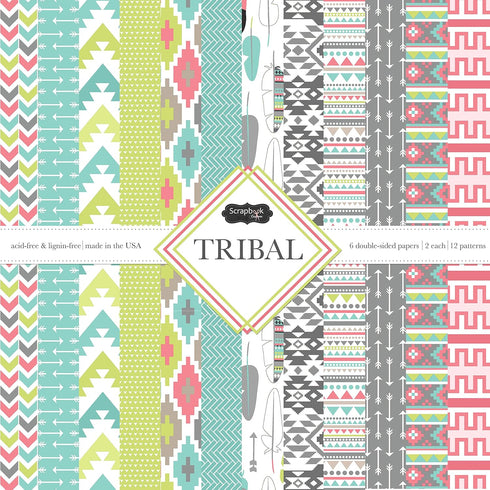 Scrapbook Customs Themed Paper Scrapbook Kit, Tribal...