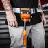 Dickies 2-Compartment Hammer Holder for Tool and Work Belts, Durable Canvas, Includes Tool Loop and Pocket, Fits up to 4.5-inch Belts, Tan/Grey...