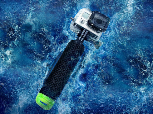Waterproof Floating Hand Grip Compatible with GoPro Hero 12 11 10 9 8 7 6 5 4 3+ 2 1 Session Black Silver Camera Handler & Handle Mount Accessorie...