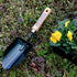 Japanese Garden Shovel Small Portable Hand Tool for Digging and Transplanting, Heavy Duty Japanese Steel Wood Handle, Made in Japan, Soil Scoop To...