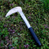 Japanese Weeding Sickle Heavy Duty 3.5" Japanese Stainless Steel Blade, Made in Japan, Light Aluminum Handle Garden Sickle Tool, Weeder Grass Sick...