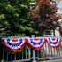 OZ American Bunting Flag, US Pleated Fan Bunting, Patriotic Banner, Fence Banner, Curtain Banner, 4th of July Flag-pack of 4...