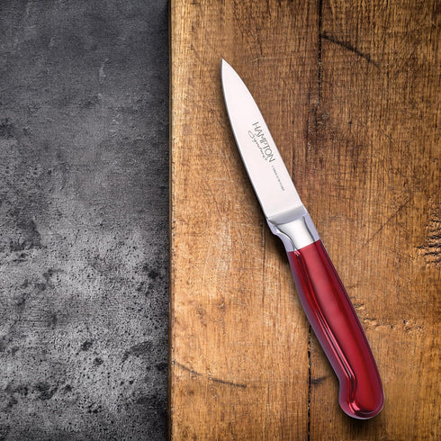 Hampton Forge Red Rorik 3.5" Paring Knife/Clear Blade Guard, 0.25 LB...