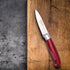 Hampton Forge Red Rorik 3.5" Paring Knife/Clear Blade Guard, 0.25 LB...