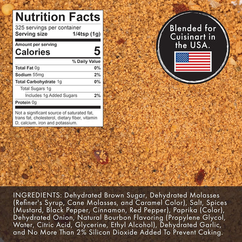 Cuisinart CGSS-780 Bourbon Molasses, 11.5 OZ (325g) BBQ Seasoning...