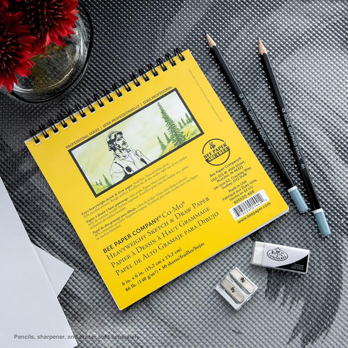 Bee Paper Co-Mo Sketch Pad, 6-Inch by 6-Inch...