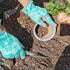 Leather Gardening Gloves for Women, Flexible Breathable Garden Gloves, Thorn Proof Working Gloves for Weeding, Digging and Pruning, Green, X-Small...