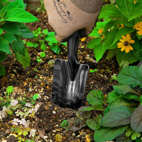 Bend Proof Garden Trowel Heavy Duty All Metal Japanese Stainless Steel, Made in Japan, Hand Garden Shovel Tool with Measurements for Planting, Dig...