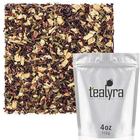 Tealyra - Flat Belly Detox - Fennel - Peppermint - Hibiscus - Wellness Herbal Loose Leaf Tea - Cleanse Tea - Caffeine Free - All Natural - 112g (4...