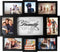 Malden International Designs The Love of a Family Dimensional Collage Black Picture Frame, 8 Option, 6-4x6 & 2-4x4, Black (8308-08)...