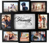 Malden International Designs The Love of a Family Dimensional Collage Black Picture Frame, 8 Option, 6-4x6 & 2-4x4, Black (8308-08)...