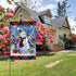 Merry Christmas Cute Snowman Red Parrot Garden Flag House Flag Spring Welcome Garden Flags Double Sided Printed Flags for Patio Lawn Home Outdoor ...