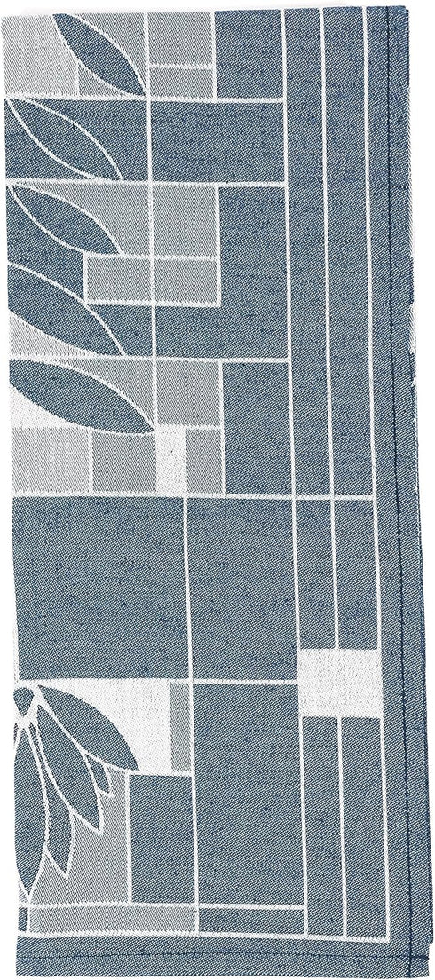 KAF Home Frank Lloyd Wright Woven Jacquard Tea Towel Made in Portugal, 20 x 30-inch 100-Percent Cotton (Waterlilies)...