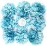Worlds Blue Chiffon Ruffled Fabric Flower for DIY Handmade Decorative, Hair Clip,Scrapbooking and More Decoration 10PC (2-3/8" Inch)...