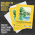 U.S. Art Supply 9" x 12" Premium Heavyweight Watercolor Painting Paper Pad, Pack of 2, 12 Sheets Each, 140 Pound (300gsm) - Cold Pressed, Acid-Fre...