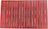 Chenille Striped Entrance Rug, Non-Skid Home, Kitchen, Floor Mat, Comfortable Standing Rug, 17" x 28" Red...