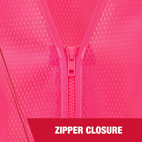 Radians SV22-1 Economy Type O Class 1 Safety Vest Size 4X-Large, Pink Mesh with Contrasting Tape - 1 Each...