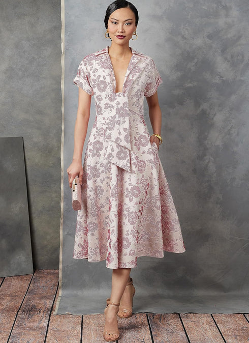 Vogue Misses' Dress Sewing Pattern Kit by Badgley Mischka, Design Code V1898, Sizes 8-10-12-14-16...
