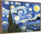 GENTLE DEER Wall Art Frame Canvas Prints of The Starry Night by Vincent Van Gogh Classic Oil Painting Style Reproduction Abstract Artwork Museum Q...