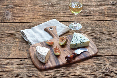 Ironwood Gourmet Small Rectangular Provencale Paddle Board, Acacia Wood...