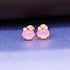Uloveido Cute Cat Shape Pink CrystaL Studs Earrings and Pendant Necklace for Teen Girls Y404...