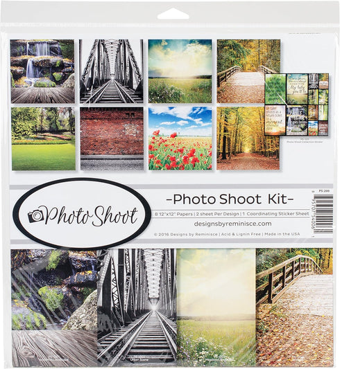 Reminisce PS-200 Photo Shoot Scrapbook Collection Kit 12x12 inches...