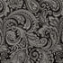 Madison Park Aubrey Jacquard Rod Pocket Valance , Classic Elegant Silk Paisley Valances for Windows , 50X18" , Black...