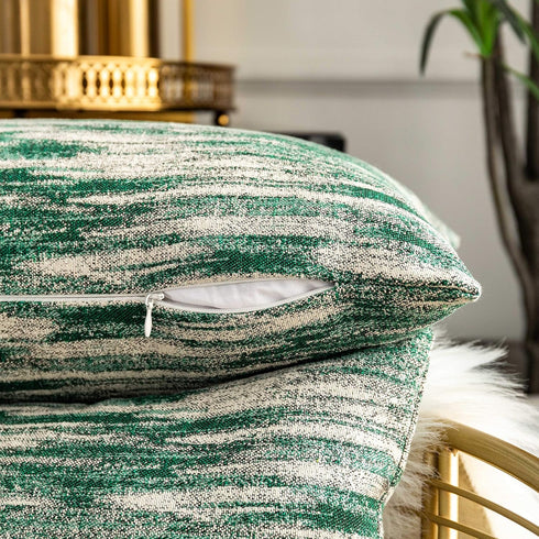 Home Brilliant Lumbar Throw Pillow Covers Green Farmhouse Decorations for Bedding Room Man Boy Party Outside, 2 Pieces(12 x 20 inches, 30x50 cm), ...