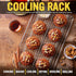 Utopia Kitchen Cooling Racks for Baking, Stainless Steel Wire Cookie Rack Fits Jelly Roll Sheet Pan, Oven Safe for Cooking, Roasting, Grilling - 1...