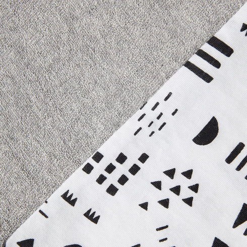 HonestBaby 2-Piece Organic Cotton Printed & Terry Changing Pad Cover Set, Pattern Play, One Size...