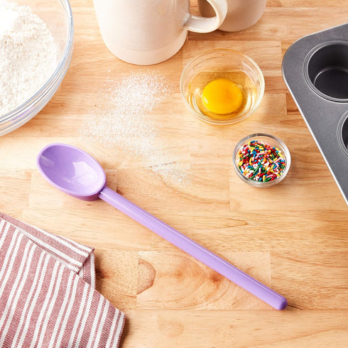 Mercer Culinary Hell's Tools Hi-Heat Mixing Spoon, 12 Inch, Purple...