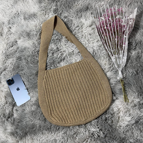 Hobo Knit Crochet Tote Bag for Women Handmade Woven Aesthetic Women's Cute Casual High Capacity Shoulder Handbags...