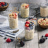Glass Regular Mouth Mason Jars, (12 Pack) Glass Jars with Silver Metal Airtight 1 Piece Lids for Meal Prep, Food Storage, Canning, Drinking, Overn...
