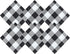 6 Buffalo Check Oversized Napkins (17x17 Inches) for Everyday Place Settings, Rustic Farmhouse Decor, Holidays, Family Dinners and BBQ's (White Bu...