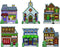 Design Works Crafts Cross Stitch Ornaments Kit-Makes Set of 6, Various...