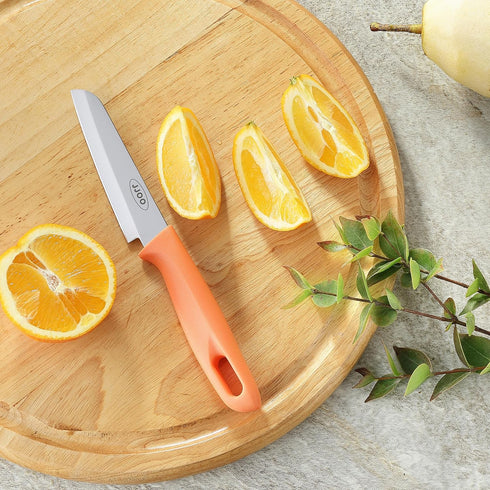 Paring Knives, Stainless Steel Paring Knife Set with Cover, 3.6 inch Pairing knife, Ultra-Sharp Small Kitchen Knife, Great for Fruit and Vegetable...
