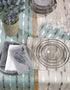 Saro Lifestyle Modern Embroidered Design Table Runner, Natural, 16" x 70"...
