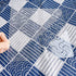Acrylic Sashiko Stencil with Classic Wavy Line Pattern for Hand Quilting and Embroidery...