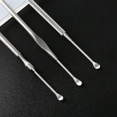 3 Pcs Ear Pick Earwax Removal Kit, Geengle Ear Cleansing Tool Set, Ear Curette Ear Wax Remover Tool with a Cleaning Brush and Storage Box...