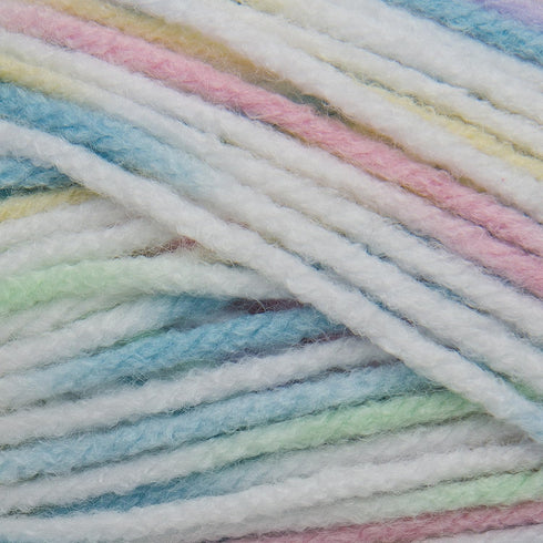 MARY MAXIM Baby's Best Yarn-Rainbow Print, Multicolor 513 Foot...