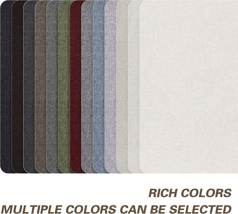 KING MOUNTAIN Fine Linen Repair Patches, Self-Adhesive Linen Fabric Patches, 8X11 inch Extra Size, Multi Color, Can be Used for Linen Sofa Repair ...