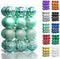Lulu Home Christmas Ball Ornaments, 24 Ct 2.36" Pre-Strung Hanging Ornament Decorations, Xmas Shatterproof Plastic Balls for Holiday Party Wreath ...