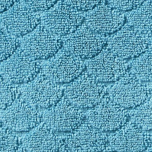 SKL Home Ocean Watercolor Scales Hand Towel, Blue (2-Pack)...